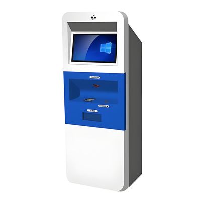 18.5inch/22inch/27inch Hệ thống Kiosk tương tác, Kiosk đỗ xe thanh toán với tiền tệ và đổi tiền xu