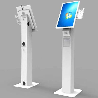 Kiosk tự đặt hàng màn hình LCD 32 inch với máy in biên lai và tùy chỉnh thực đơn cho nhà hàng