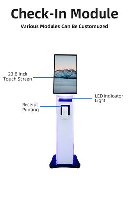 23.8/32 Inch Kiosk Tự Đặt Hàng với Nhận Diện Khuôn Mặt và Màn Hình Cảm Ứng Vỏ Kim Loại