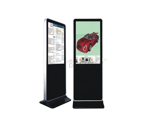 21.5 inch sàn đứng tự đặt hàng kiosk với 10-điểm màn hình cảm ứng dung lượng và tùy chọn máy in nhiệt