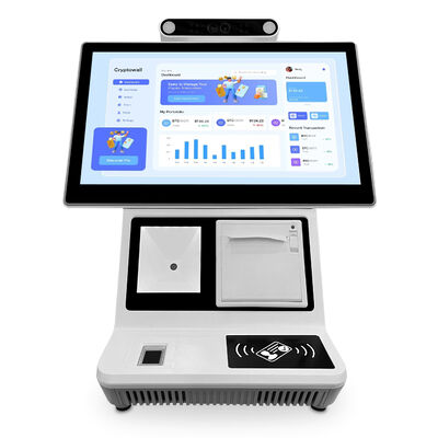 Kiosk Tự Đăng Ký Để Bàn với Màn Hình Cảm Ứng Điện Dung 10 Điểm, Tùy Chọn Android hoặc Windows, và Truyền Thông WiFi để Quản Lý Khách Thăm
