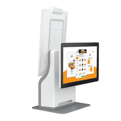 Estar Desktop 15.6 "/21.5" Kiosk tự thanh toán với nhận dạng khuôn mặt và Intel Core I3 / I5 / I7 để đặt hàng thức ăn nhanh