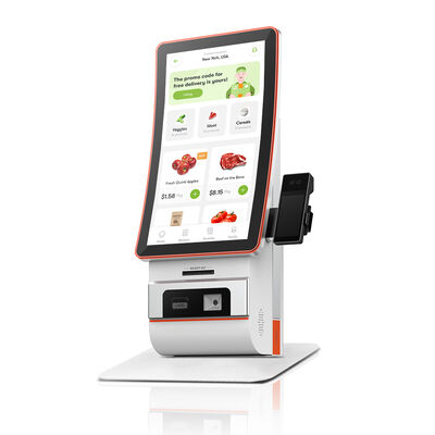 23.6" Kiosk tự kiểm tra màn hình dọc với độ phân giải 1920x1080 và phần mềm tùy chọn đa hệ điều hành