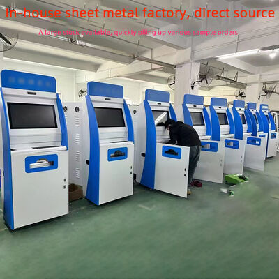 Kiosk tự thanh toán với màn hình cảm ứng 10 điểm có dung lượng Máy chấp nhận tiền mặt và máy phát thẻ màn hình LCD TFT