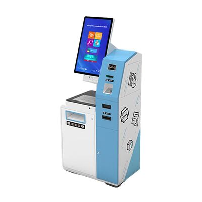 Kiosk tự phục vụ với màn hình cảm ứng 10 điểm có dung lượng Màu sắc tùy chỉnh và sàn Đứng trên tường Lắp đặt trên mặt bàn