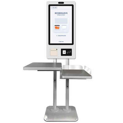 24 inch Capacitive Touch 10 Point Self Service Kiosk với cài đặt đứng trên sàn cho các cửa hàng không người lái