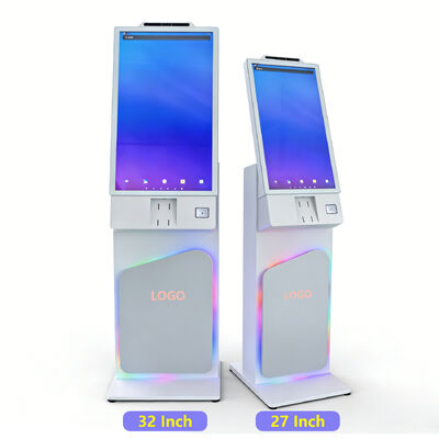 Kiosk Tự Phục Vụ Màn Hình Cảm Ứng Đứng Sàn 27/32 Inch Độ Phân Giải 1920X1080 Dùng Cho Tự Đặt Hàng và Sử Dụng Tương Tác