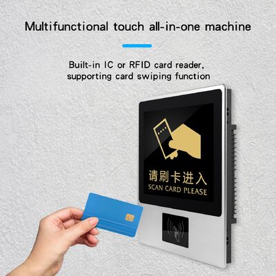 Kiosk tự phục vụ gắn tường 12.1 inch với màn hình cảm ứng điện dung 10 điểm cho sử dụng trong nhà