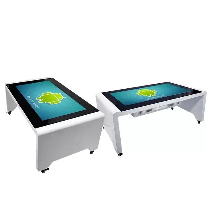 Bàn cảm ứng tương tác màn hình hợp kim nhôm 55 inch với mức tiêu thụ điện 110W và màn hình đa điểm