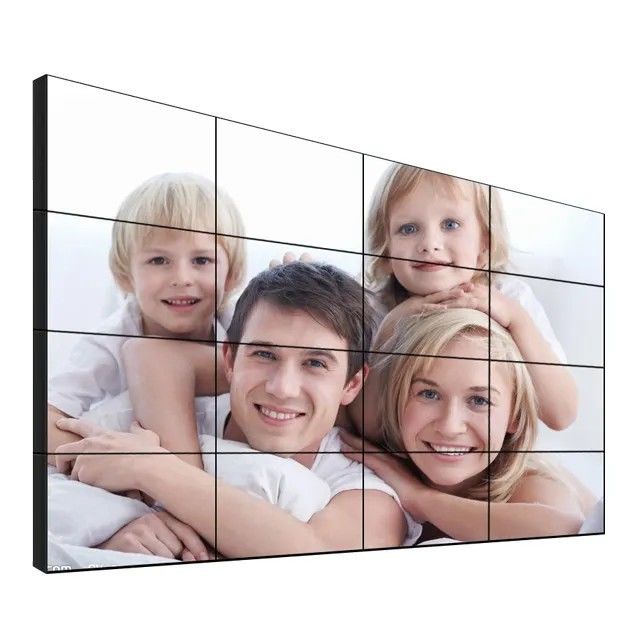Màn hình ghép video treo tường LCD 49 inch với viền siêu hẹp 3,5 mm và độ sáng 500cd/m2