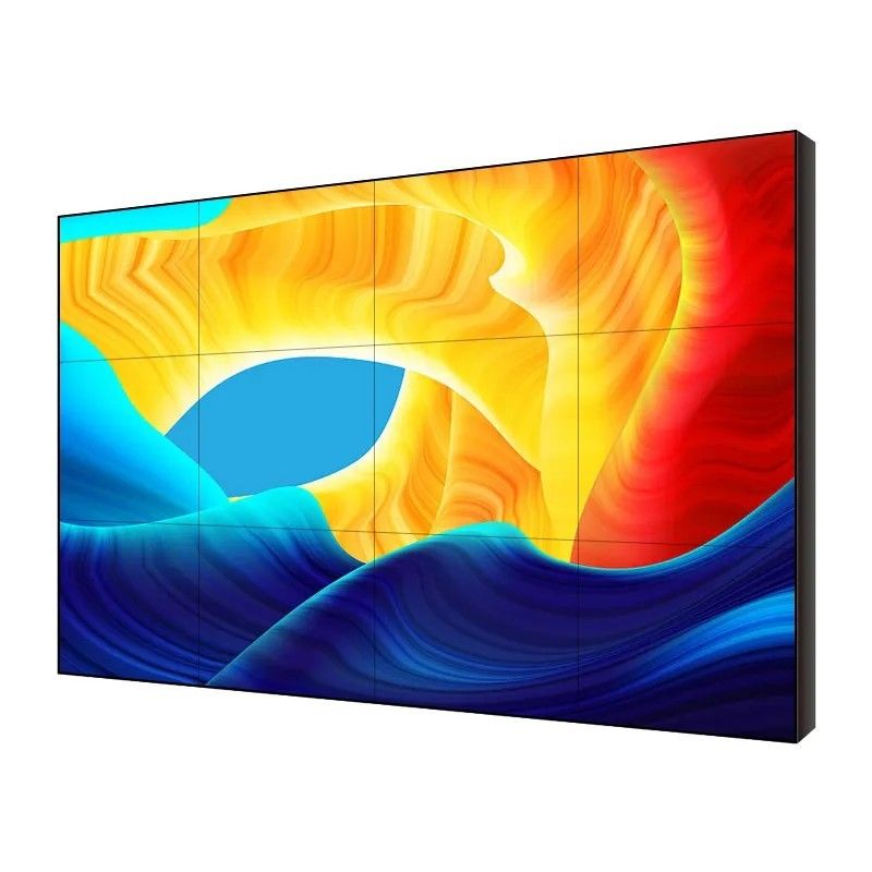Màn hình ghép LCD 55 inch 1.8mm không viền với độ sáng 500cd/m² cho màn hình video tường trong nhà