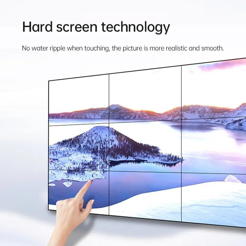 Màn hình ghép LCD 55 inch với màn hình cảm ứng hồng ngoại và độ sáng 500cd/m2 cho màn hình tường video thương mại