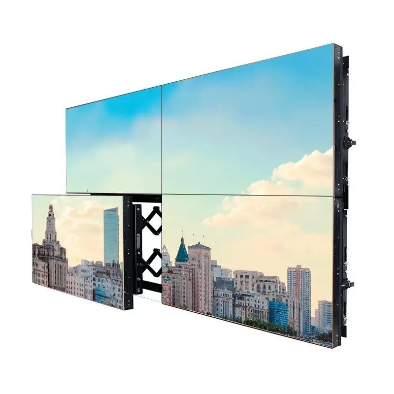 65 inch độ phân giải 4K LCD Splicing Wall với Bezel 3,5mm cho màn hình tường video độ nét cao