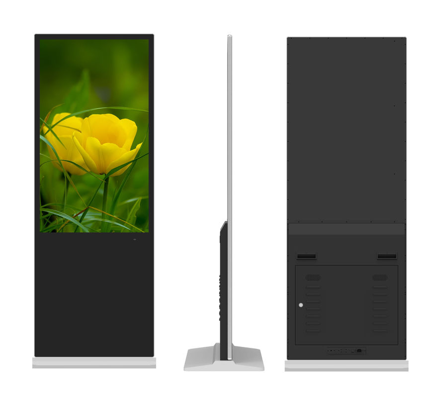 Trung tâm mua sắm Đứng một mình màn hình hiển thị quảng cáo LCD màn hình 49 inch 4K Video Player