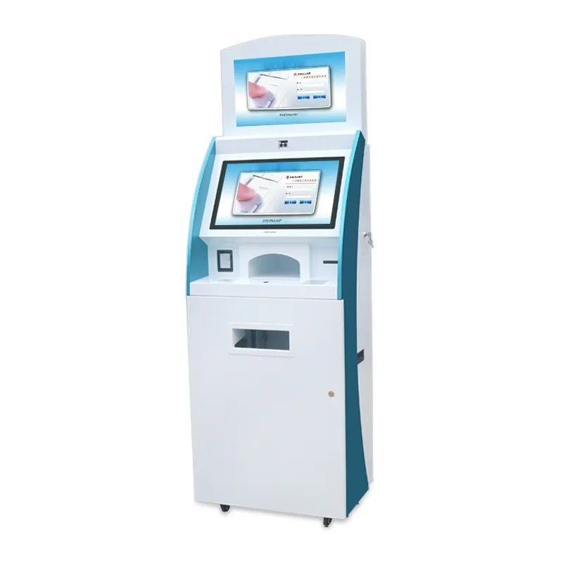 Kiosk màn hình cảm ứng đứng miễn phí 22 inch với cảm ứng dung lượng cho thanh toán tự phục vụ