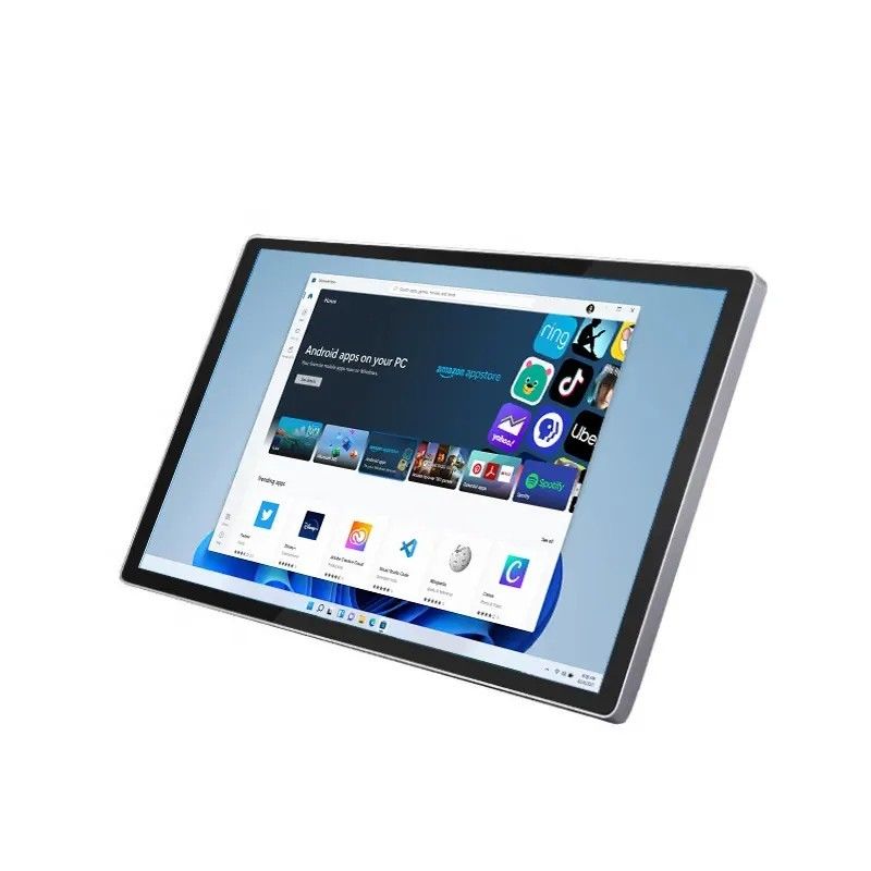 Tất cả trong một màn hình cảm ứng Kiosk hiển thị 21,5 Inch tường gắn trên Windows Android OS