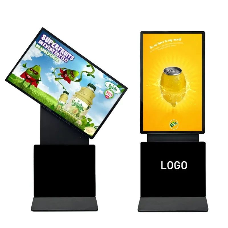 Kiosk kỹ thuật số màn hình cảm ứng hồng ngoại 43 inch với màn hình xoay 360 độ để quảng cáo