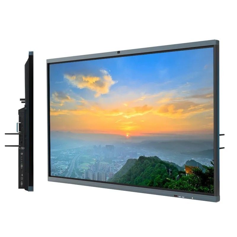 Màn hình cảm ứng hồng ngoại thông minh 75 inch màn hình cảm ứng tương tác bảng phẳng ROHS được phê duyệt cho phòng họp