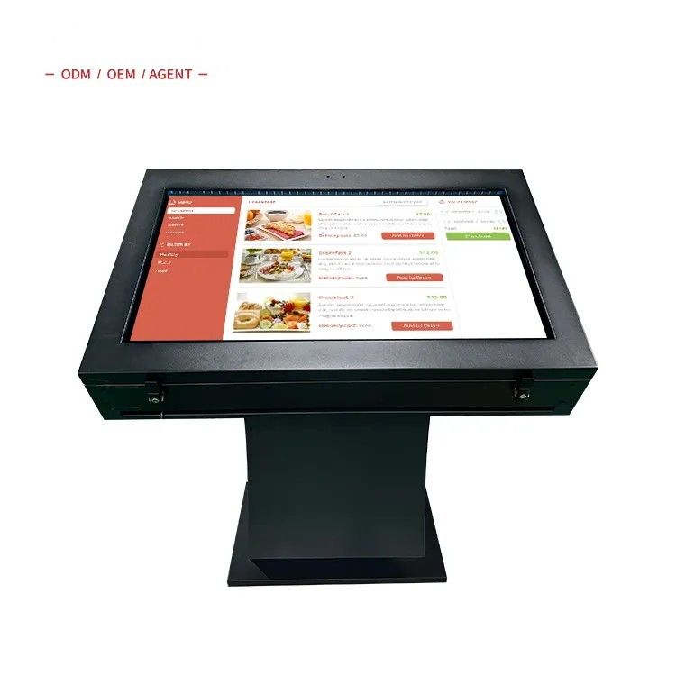 Màn hình cảm ứng ngoài trời Kiosk thông tin tương tác tất cả trong một đứng một mình 43 inch