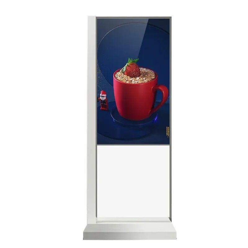 Màn hình cảm ứng trong suốt 55 inch với trình phát video Android và công nghệ cảm ứng hồng ngoại 10 điểm