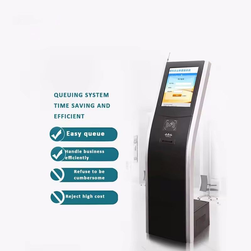 Kiosk kỹ thuật số màn hình cảm ứng Windows 10 với màn hình 19 inch và SSD 128GB cho tự phục vụ tương tác