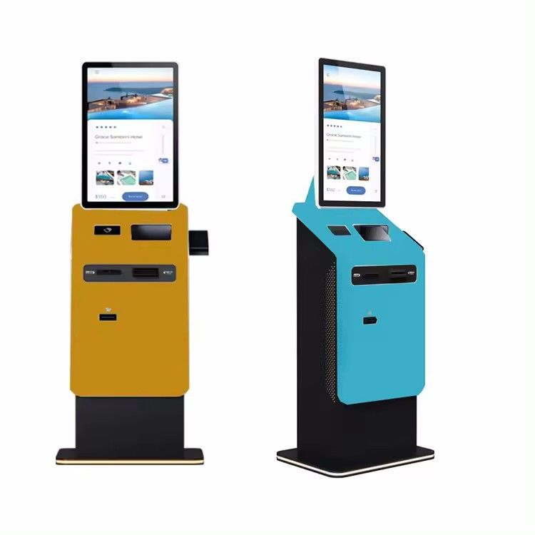 Self Service Billing Kiosk màn hình cảm ứng với độ phân giải 1920 X 1080 và phạm vi nhiệt độ rộng (-10 ° C ~ 60 ° C) Với nhiều đầu vào (HDMI, VGA, USB)