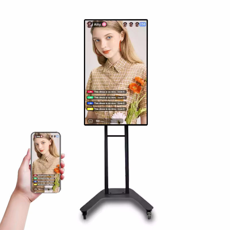 Màn hình quảng cáo LCD độ tương phản cao với góc nhìn 178 ° và nguồn điện 110-240V cho biển báo kỹ thuật số thương mại