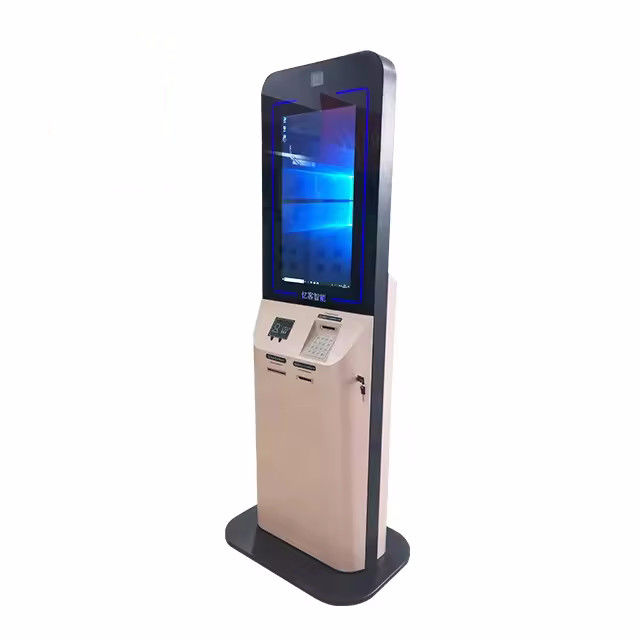 Kiosk tự kiểm tra với thiết kế tùy chỉnh và nhận dạng vân tay và máy in