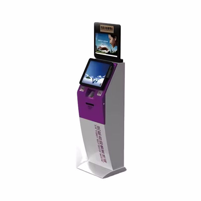 Tùy chỉnh thanh toán đôi tự đặt hàng Kiosk màn hình cảm ứng cho khách sạn và rạp chiếu phim