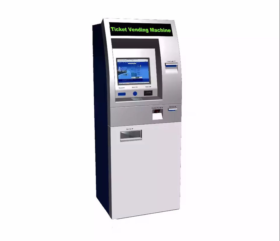 Kiosk tự kiểm tra màu sắc tùy chỉnh với máy chấp nhận tiền mặt và màn hình cảm ứng 21,5/24/27/32Inch