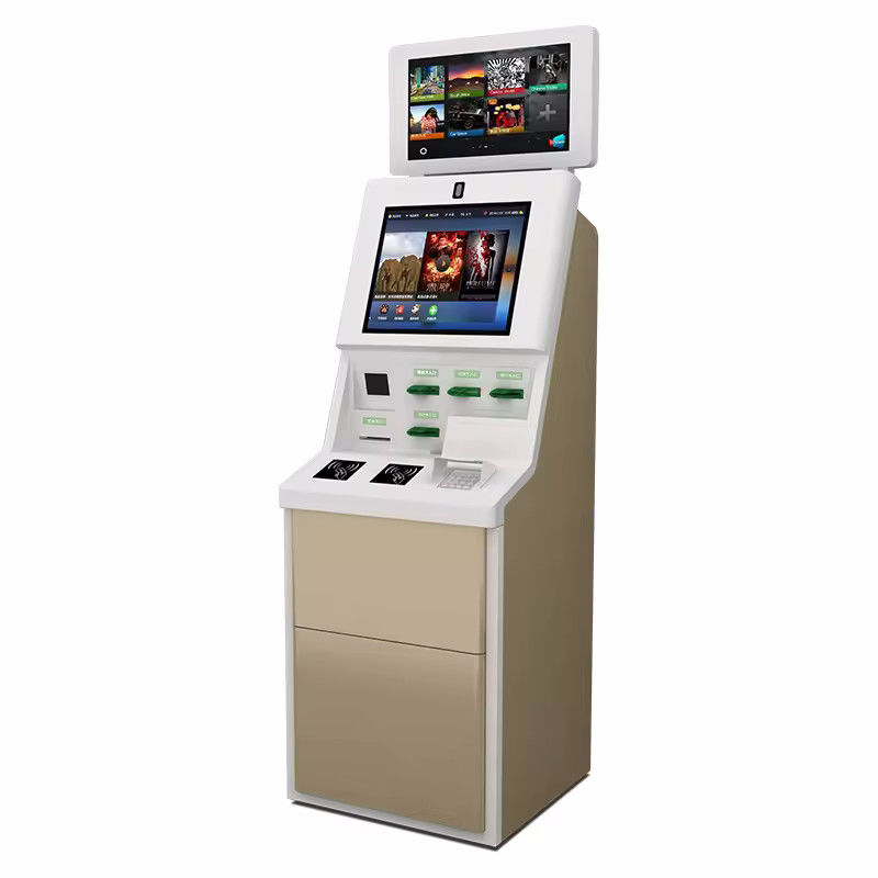 Kiosk Tự Phục Vụ Màn Hình Cảm Ứng với Đèn LED Tùy Chỉnh, Hệ Điều Hành Windows 10 và Đầu Đọc Thẻ cho Dịch Vụ Tự Phục Vụ Hiệu Quả