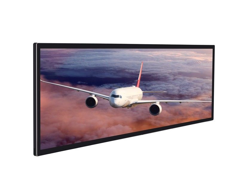 Màn hình quảng cáo LCD kim loại với độ phân giải 3840x1080 và tỷ lệ khung hình 32:9 cho biển quảng cáo kỹ thuật số hiệu suất cao