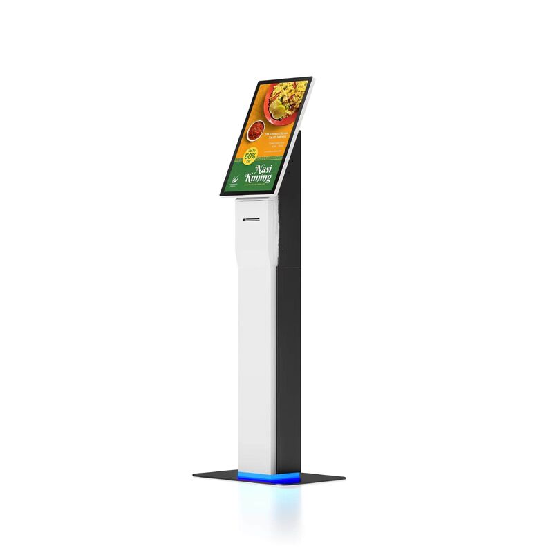 Kiosk tự kiểm tra với trình đọc thẻ ID, hệ điều hành Windows 10 và màu sắc tùy chỉnh để tự phục vụ hiệu quả