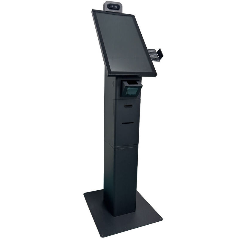 Kiosk tự phục vụ 24 inch có nhận diện khuôn mặt và hệ điều hành Windows 10 để truy cập an toàn