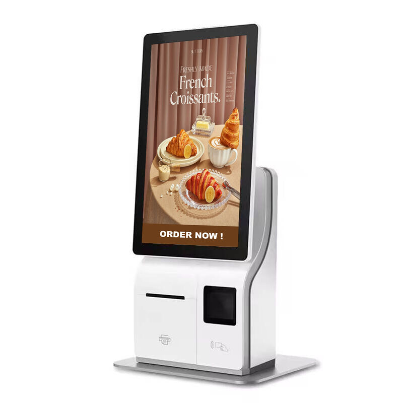 Estar Desktop 15.6 "/21.5" Kiosk tự thanh toán với nhận dạng khuôn mặt và Intel Core I3 / I5 / I7 để đặt hàng thức ăn nhanh
