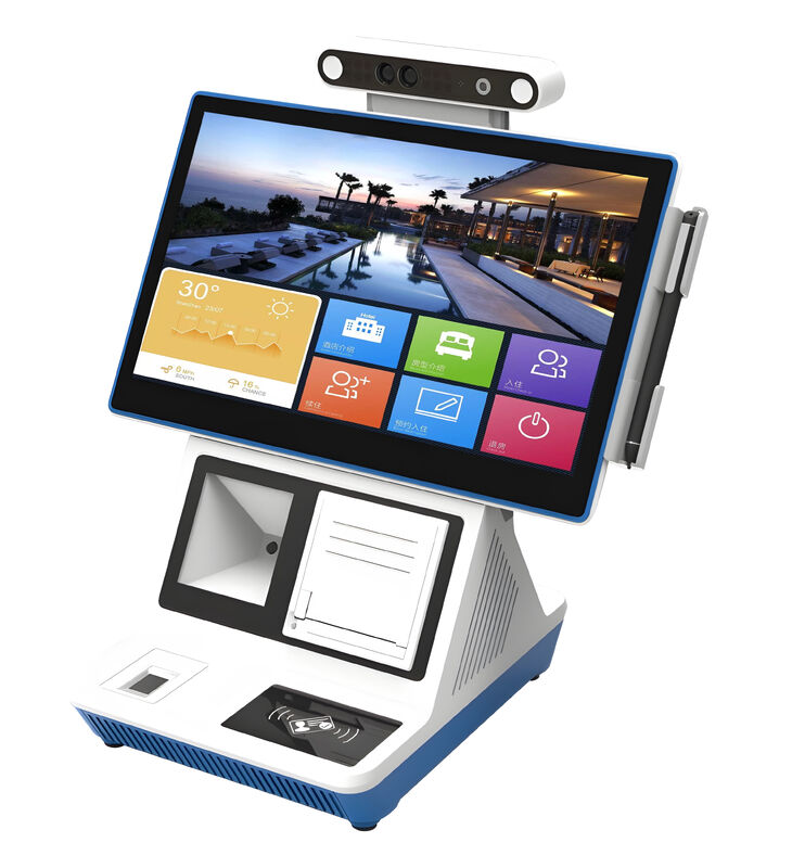 Kiosk Tự Đăng Ký Để Bàn với Màn Hình Cảm Ứng Điện Dung 10 Điểm, Tùy Chọn Android hoặc Windows, và Truyền Thông WiFi để Quản Lý Khách Thăm