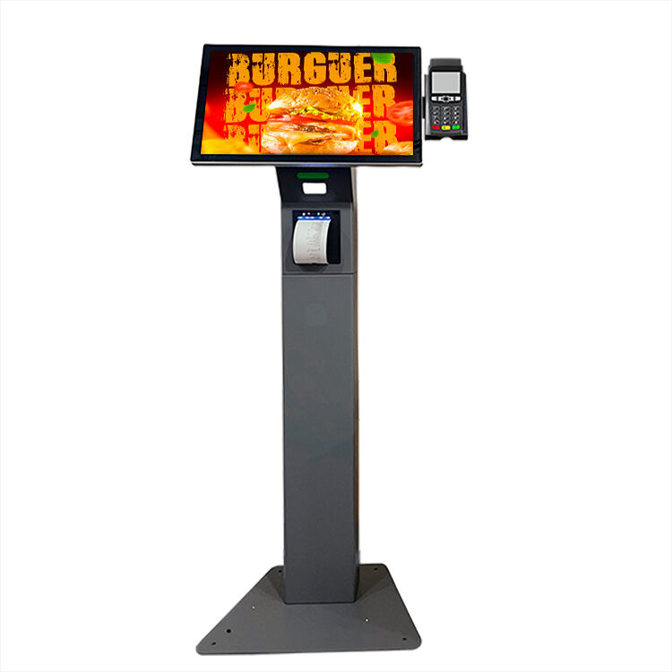 15.6 inch Android OS Kiosk tự kiểm tra với nhận dạng khuôn mặt cho cửa hàng Check in / Out