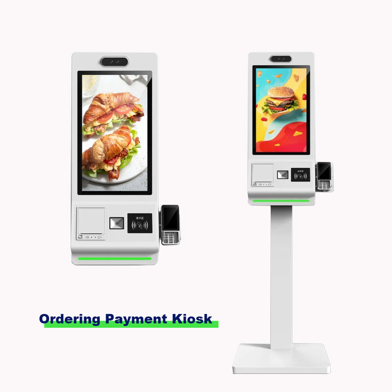 21.5/23.8/32 Inch Floor Standing Self Ordering Kiosk với SDK Android / Windows OS Kiosk thanh toán màn hình cảm ứng cho siêu thị