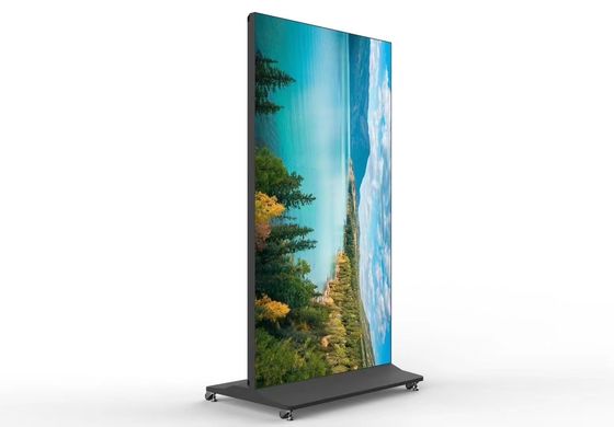 75 inch Đứng sàn Màn hình quảng cáo toàn màn hình 178° góc nhìn 450cd/m2 Độ sáng